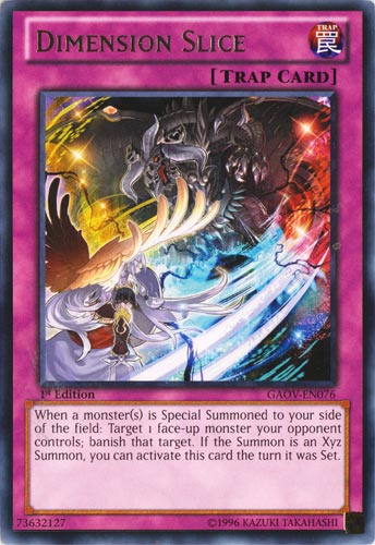 Dimension Slice [GAOV-EN076] Rare Yu-Gi-Oh!