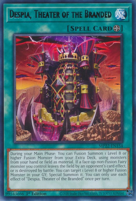 Despia, Theater of the Branded [MP22-EN154] Rare Yu-Gi-Oh!