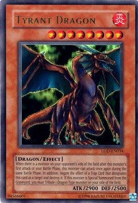 Tyrant Dragon [LOD-EN034] Ultra Rare Yu-Gi-Oh!