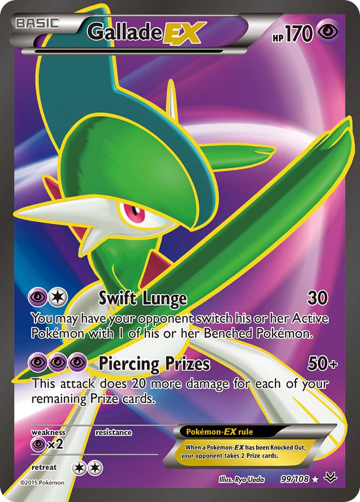 Gallade EX (99/108) [XY: Roaring Skies] Pokémon