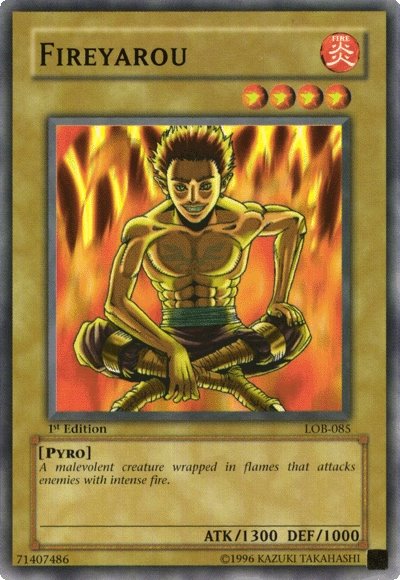 Fireyarou [LOB-085] Common Yu-Gi-Oh!