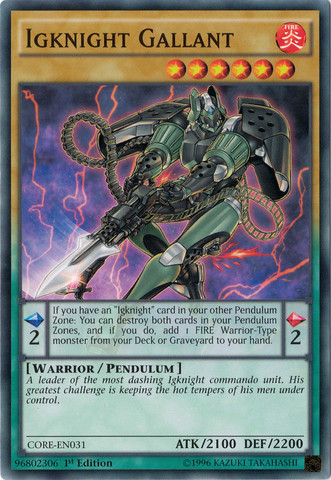 Igknight Gallant [CORE-EN031] Common Yu-Gi-Oh!