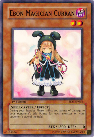 Ebon Magician Curran [SD6-EN015] Common Yu-Gi-Oh!