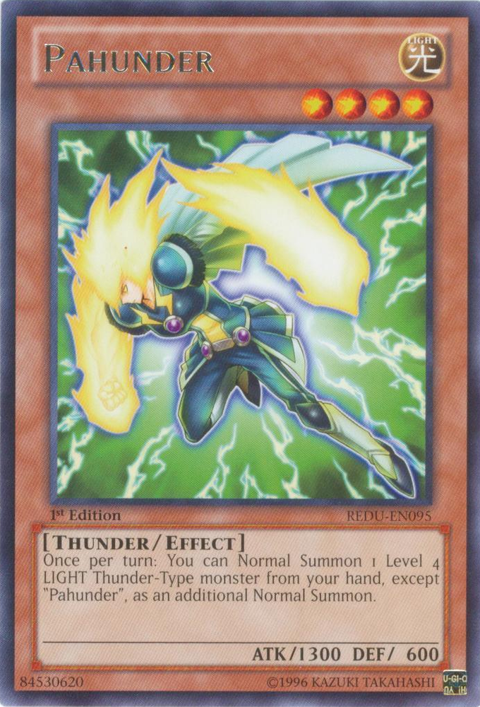 Pahunder [REDU-EN095] Rare Yu-Gi-Oh!