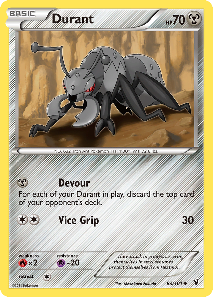 Durant (83/101) [Black & White: Noble Victories] Pokémon