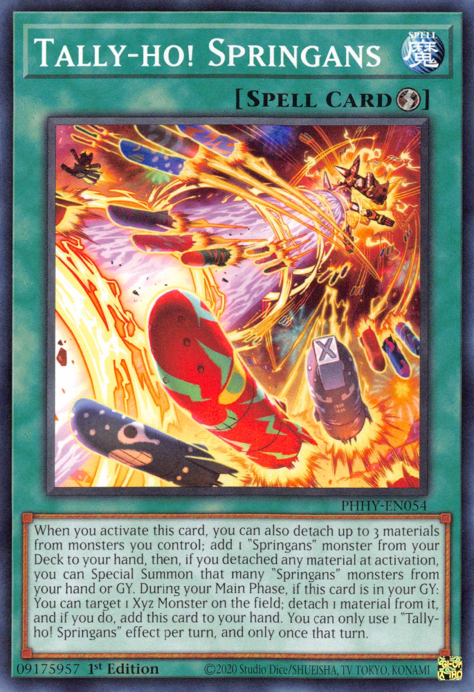 Tally-ho! Springans [PHHY-EN054] Common Yu-Gi-Oh!