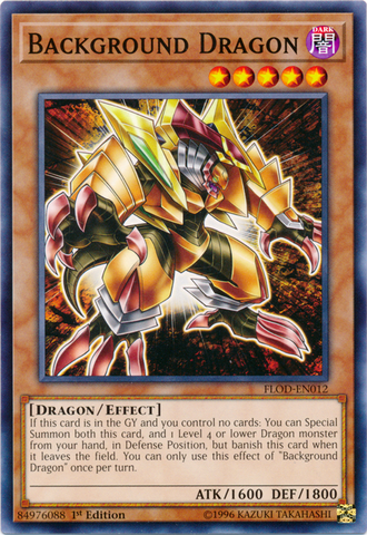Background Dragon [FLOD-EN012] Common Yu-Gi-Oh!