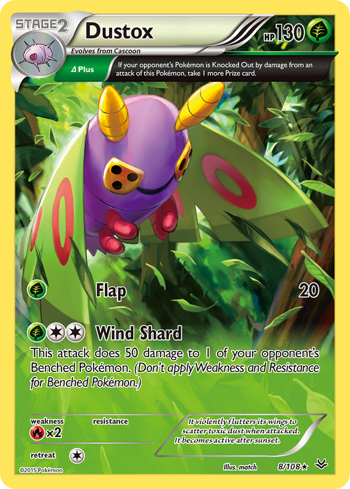 Dustox (8/108) [XY: Roaring Skies] Pokémon