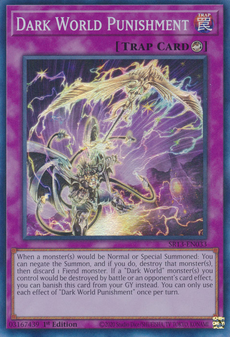 Dark World Punishment [SR13-EN033] Super Rare Yu-Gi-Oh!