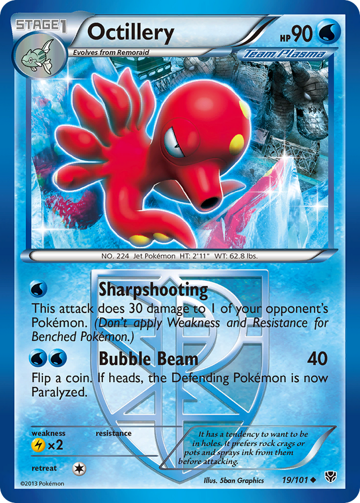 Octillery (19/101) [Black & White: Plasma Blast] Pokémon