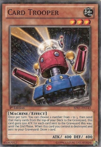 Card Trooper [BP01-EN143] Starfoil Rare Yu-Gi-Oh!