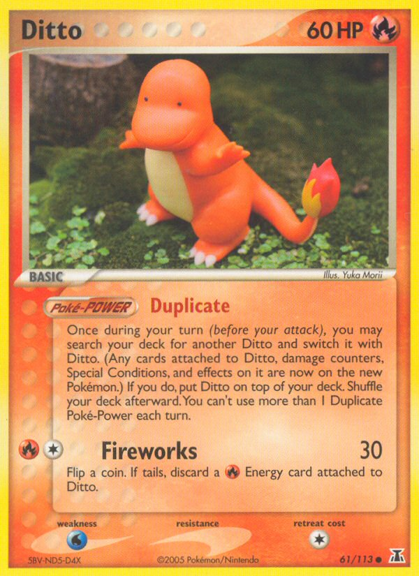 Ditto (61/113) [EX: Delta Species] Pokémon