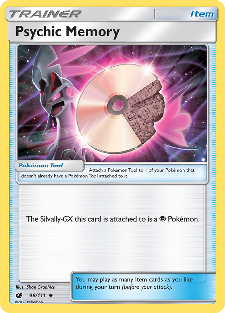 Psychic Memory (98/111) [Sun & Moon: Crimson Invasion] Pokémon