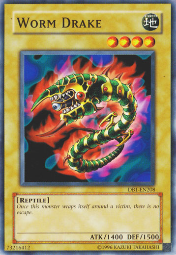 Worm Drake [DB1-EN208] Common Yu-Gi-Oh!