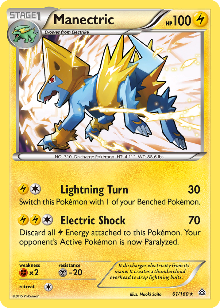 Manectric (61/160) [XY: Primal Clash] Pokémon
