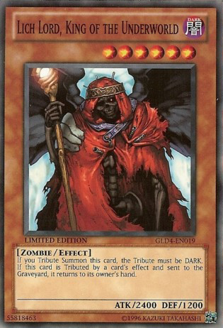 Lich Lord, King of the Underworld [GLD4-EN019] Common Yu-Gi-Oh!