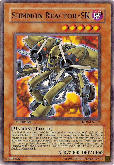 Summon Reactor - SK [CRMS-EN012] Common Yu-Gi-Oh!