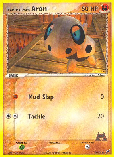 Team Magma's Aron (58/95) [EX: Team Magma vs Team Aqua] Pokémon