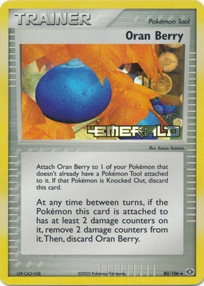Oran Berry (80/106) (Stamped) [EX: Emerald] Pokémon