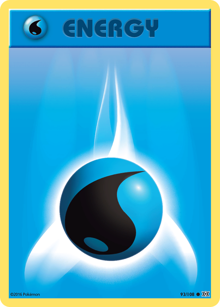 Water Energy (93/108) [XY: Evolutions] Pokémon