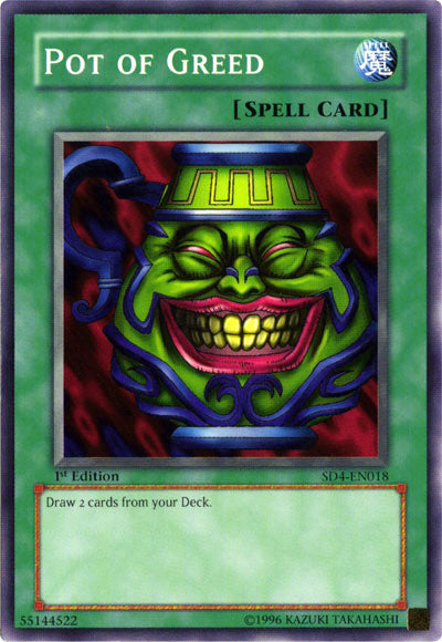 Pot of Greed [SD4-EN018] Common Yu-Gi-Oh!