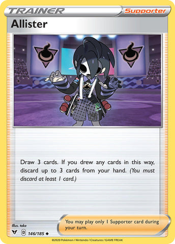 Allister (146/185) [Sword & Shield: Vivid Voltage] Pokémon