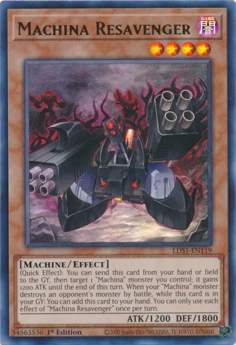 Machina Resavenger [LDS1-EN119] Ultra Rare Yu-Gi-Oh!