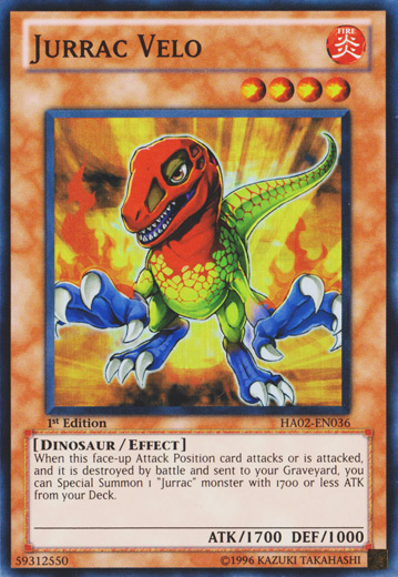 Jurrac Velo [HA02-EN036] Super Rare Yu-Gi-Oh!