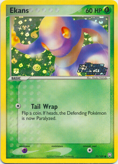 Ekans (55/109) (Stamped) [EX: Team Rocket Returns] Pokémon