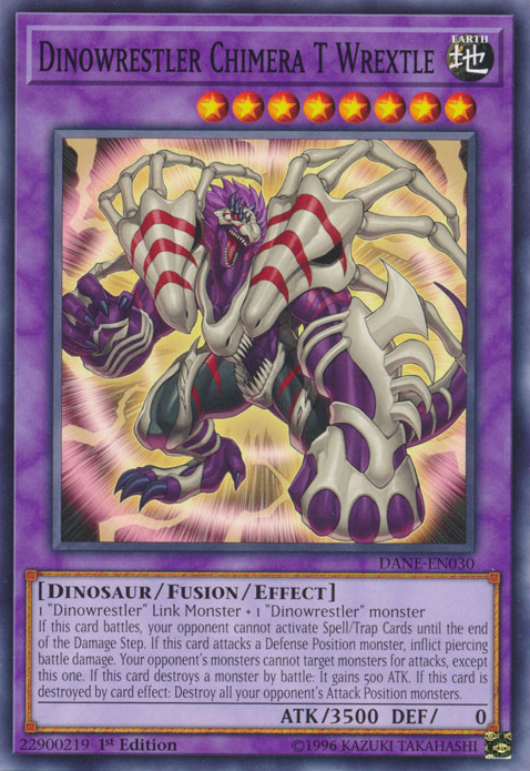 Dinowrestler Chimera T Wrextle [DANE-EN030] Common Yu-Gi-Oh!