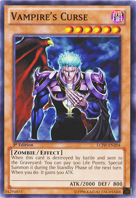Vampire's Curse [LCJW-EN204] Common Yu-Gi-Oh!