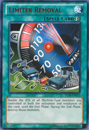 Limiter Removal (Red) [DL16-EN013] Rare Yu-Gi-Oh!