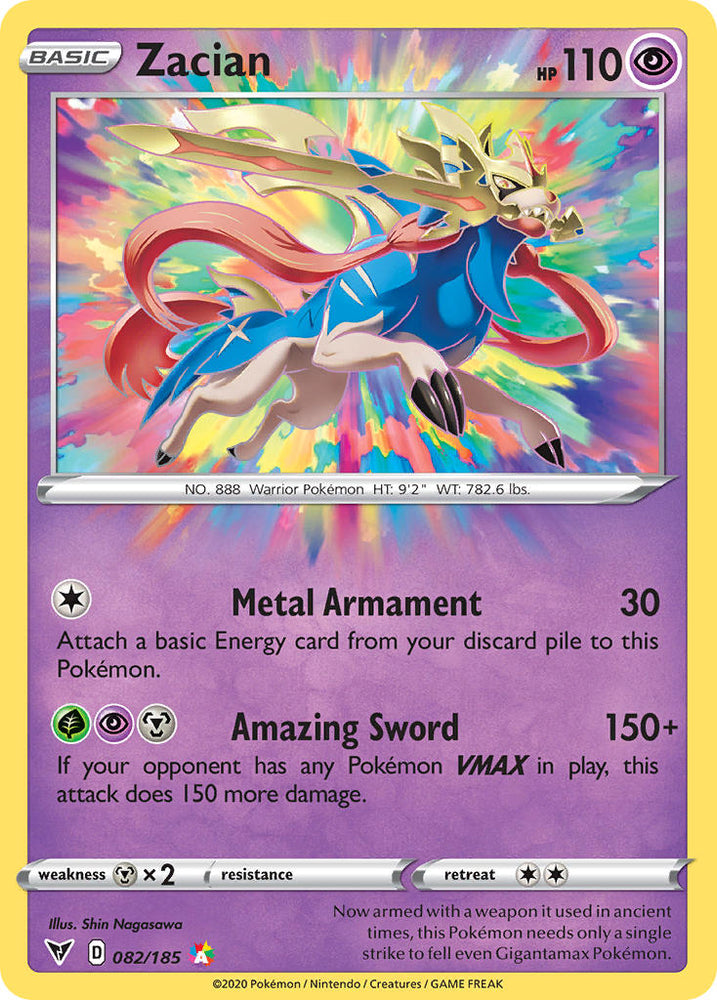 Zacian (082/185) [Sword & Shield: Vivid Voltage] Pokémon