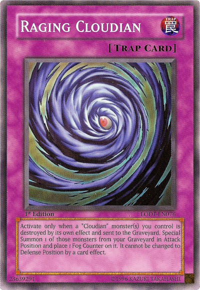 Raging Cloudian [LODT-EN076] Common Yu-Gi-Oh!