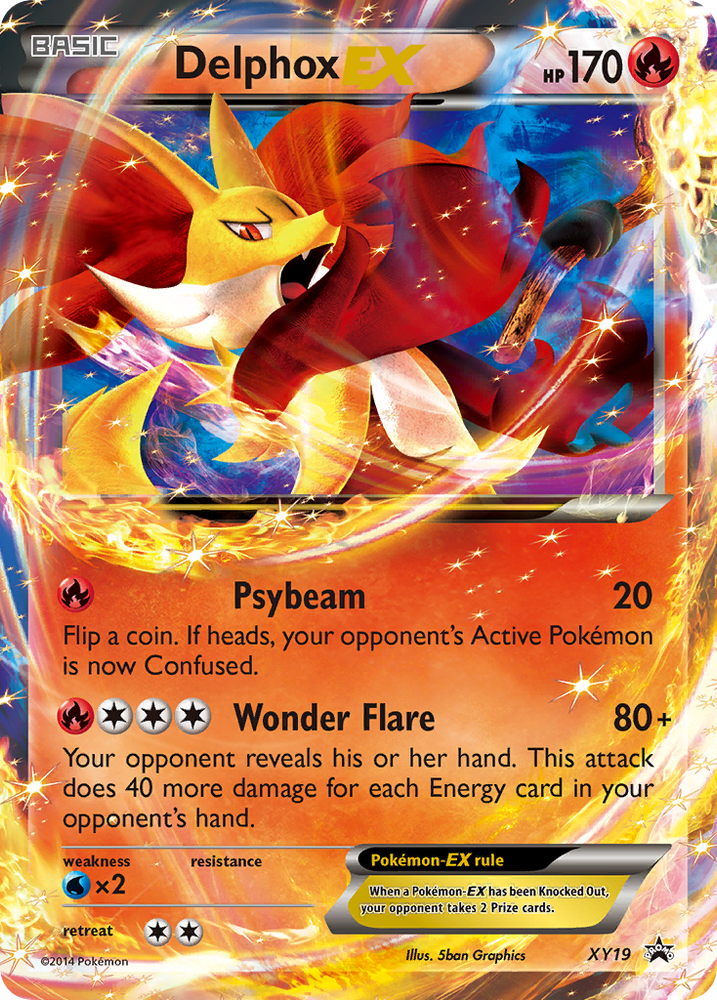 Delphox EX (XY19) [XY: Black Star Promos] Pokémon