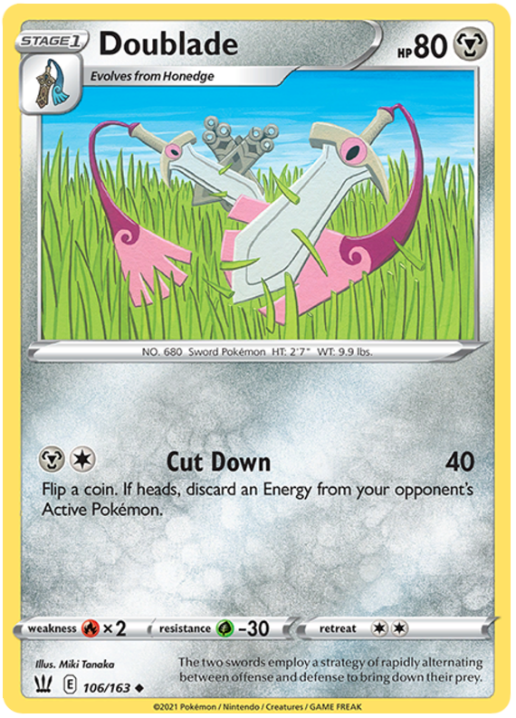 Doublade (106/163) [Sword & Shield: Battle Styles] Pokémon
