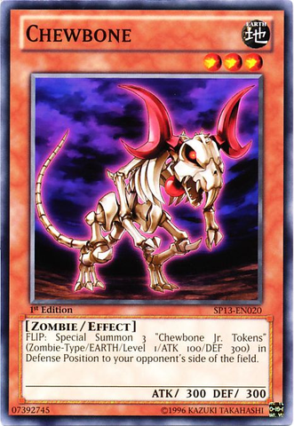 Chewbone [SP13-EN020] Common Yu-Gi-Oh!