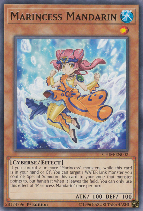 Marincess Mandarin [CHIM-EN002] Rare Yu-Gi-Oh!