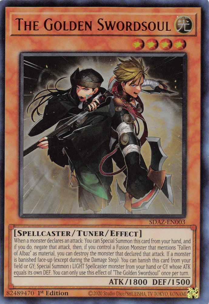 The Golden Swordsoul [SDAZ-EN003] Ultra Rare Yu-Gi-Oh!
