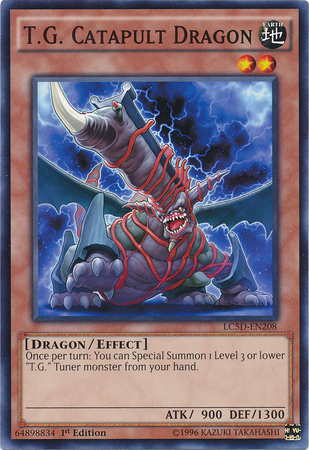 T.G. Catapult Dragon [LC5D-EN208] Common Yu-Gi-Oh!