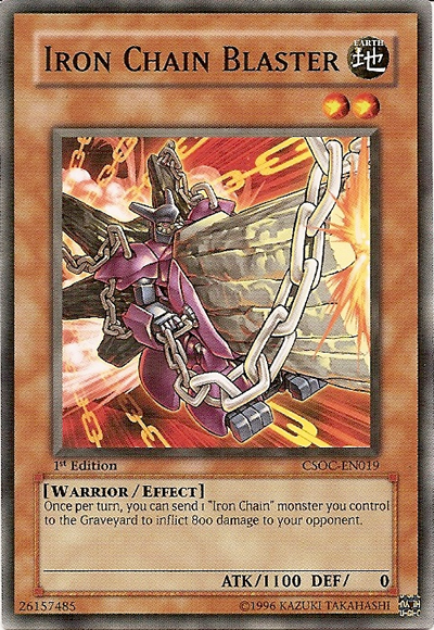 Iron Chain Blaster [CSOC-EN019] Common Yu-Gi-Oh!