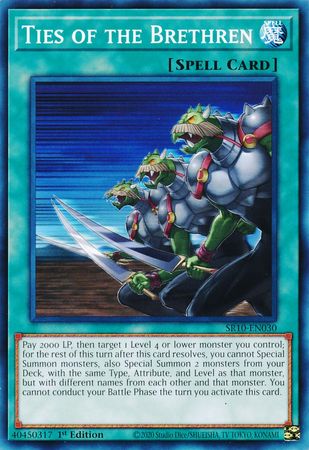 Ties of the Brethren [SR10-EN030] Common Yu-Gi-Oh!