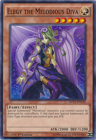 Elegy the Melodious Diva [MP15-EN130] Common Yu-Gi-Oh!