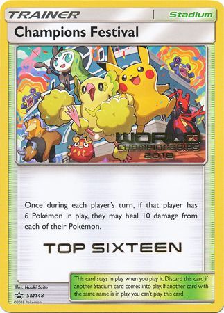Champions Festival(SM148) (2018 Top Sixteen) [Sun & Moon: Black Star Promos] Pokémon