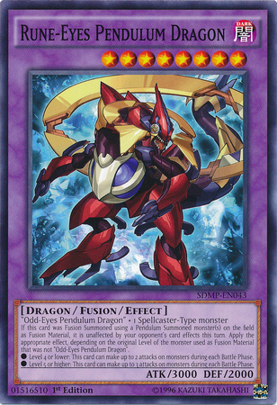 Rune-Eyes Pendulum Dragon [SDMP-EN043] Common Yu-Gi-Oh!