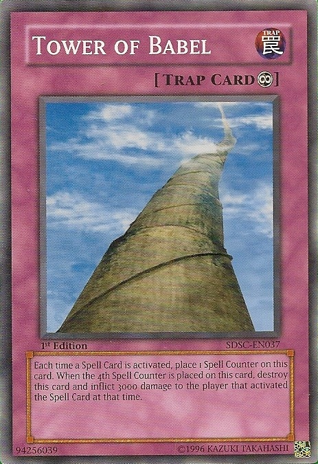 Tower of Babel [SDSC-EN037] Common Yu-Gi-Oh!