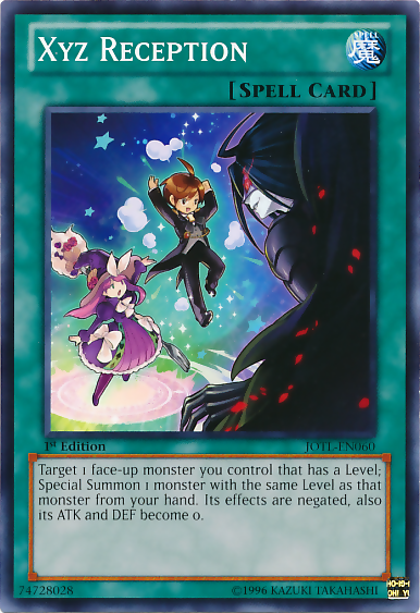 Xyz Reception [JOTL-EN060] Common Yu-Gi-Oh!