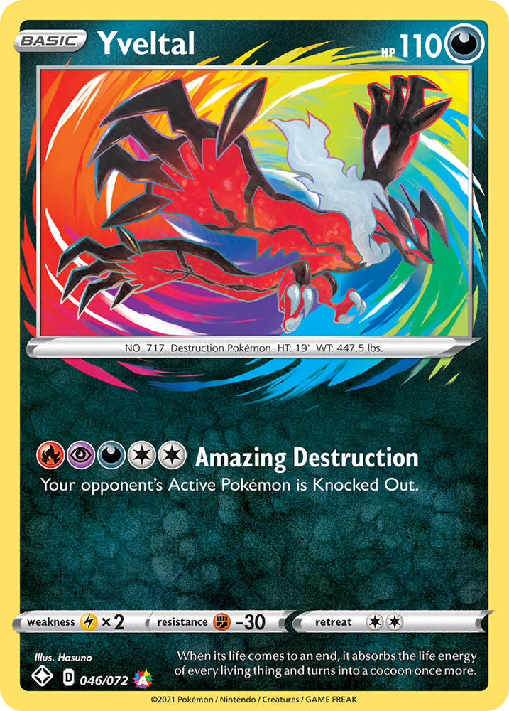 Yveltal (046/072) [Sword & Shield: Shining Fates] Pokémon