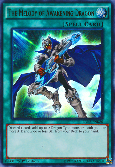 The Melody of Awakening Dragon [LDK2-ENK26] Ultra Rare Yu-Gi-Oh!