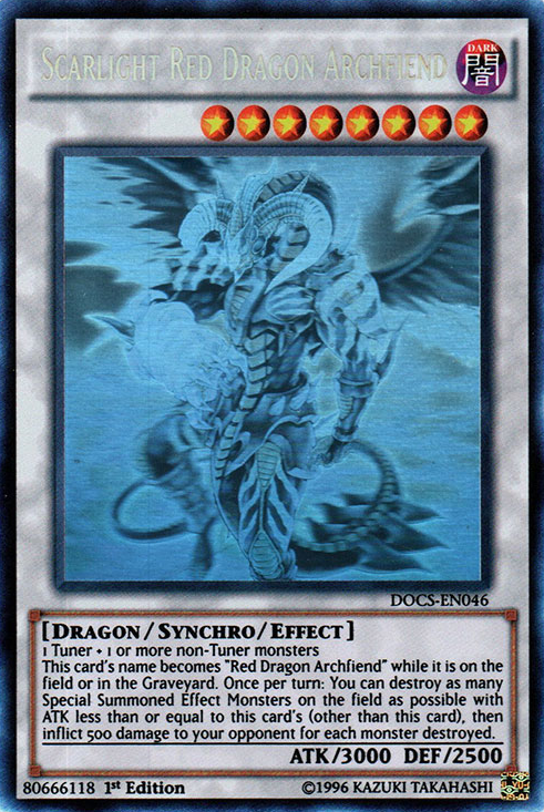 Scarlight Red Dragon Archfiend (Ghost) [DOCS-EN046] Ghost Rare Yu-Gi-Oh!